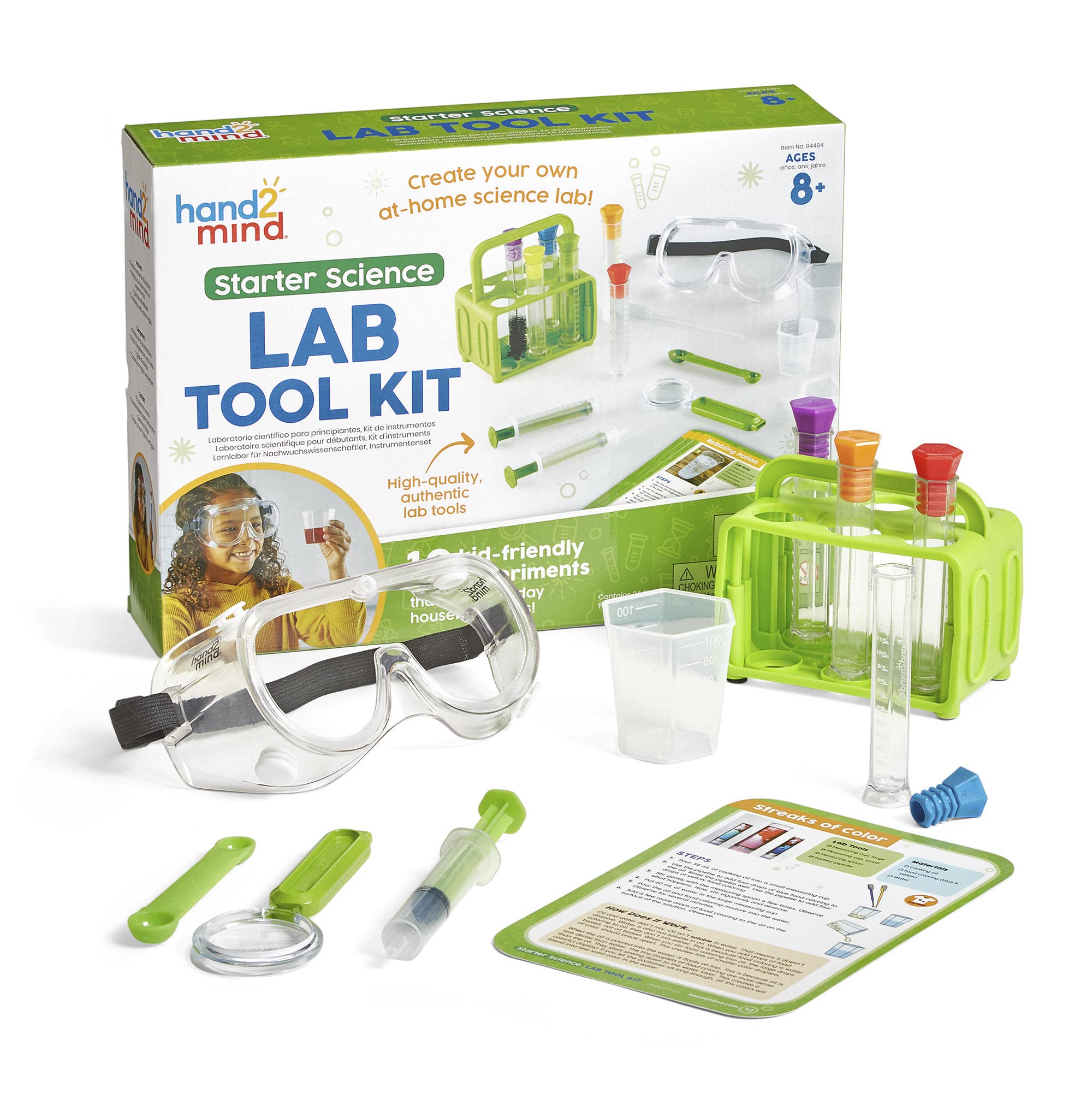 Learning Resources Starter Science Lab Tool Set, Science Lab For Kids, Science Supplies, Kids Science Experiments, Science Kits for Kids, Educational Science Kits, Science For Kids (12 Tools)