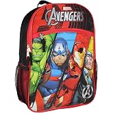 Marvel Avengers Backpack Iron Man Thor Hulk Captain America Travel 16" Backpack