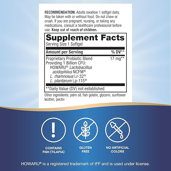 NATURE’S WAY WOMEN’S PROBIOTIC PEARLS, SUPPORTS WOMEN’S AND DIGESTIVE HEALTH*, PROTECTS AGAINST OCCASIONAL CONSTIPATION & BLOATING*, 1 BILLION LIVE CULTURES, 90 SOFTGELS (PACKAGING MAY VARY)