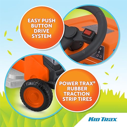 Kid Trax 6V Mow and Go Ride On Lawn Mower Electric Cars for Kids
