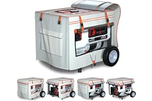 TBNO Generator cover,Generator Covers While Running,All Season Protection for Generator,Heavy Duty Waterproof Generator Covers for Outside,beige (beige, 28"L x 20"W x 20"H)