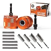 1/2" & 3/4" Metal Copper Pipe Cleaner Set,2PCS Replacement Blades provided per Size,Include 4PCS Stainless Steel Wire Bore Br