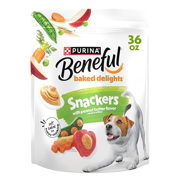 PURINA BENEFUL BAKED DELIGHTS SNACKERS DOG TREATS, 36...