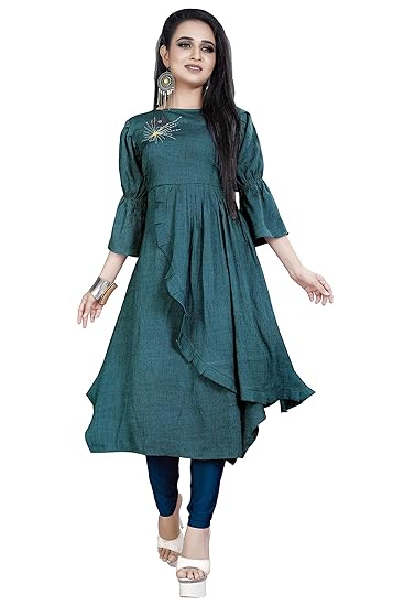 Womens Rayon Regular Kurta