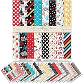 Pattern Paper Pack - Magical Moments - for Disneyland Walt Disney World - 16 Single-Sided 12"x12" Sheets of Paper - Scrapbook