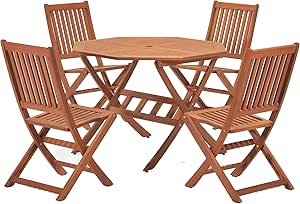 ScanCom Set de Muebles de Comedor Cotswold FSC para Exteriores en