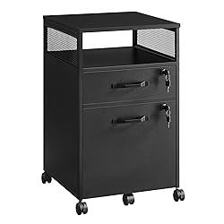 VASAGLE File Cabinet, Mobile Filing Cabinet on