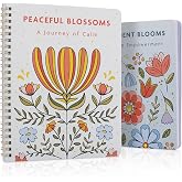 Beautiful Adult Coloring Book Set of 2 for Relaxation - Affirmation Books | Inspirational Coloring Pages Make a Great Gift - Perfect Stress Relief, Fun to Color for Women