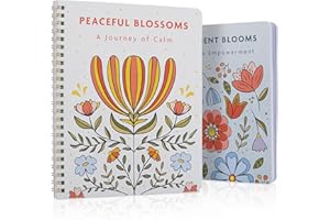 ZICOTO Beautiful Adult Coloring Book Set of 2 for Relaxation - Affirmation and Inspirational Books Making it a Great Gift - Perfect Stress-Relieving Books Fun to Color for Women