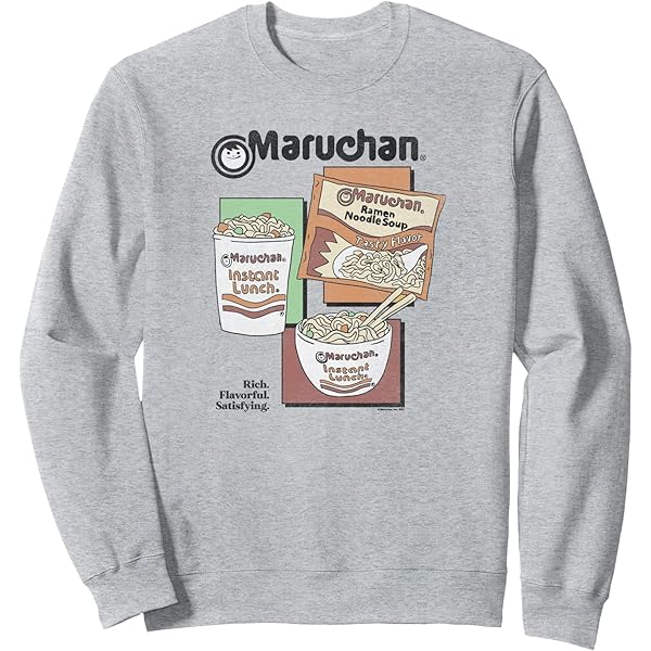 Amazon.com: Maruchan Instant Lunch Ramen Cup Art Logo Sweatshirt