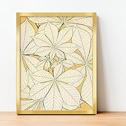 Annecy 8.5x11 Picture Frame Gold（2 Pack）, 8.5 x