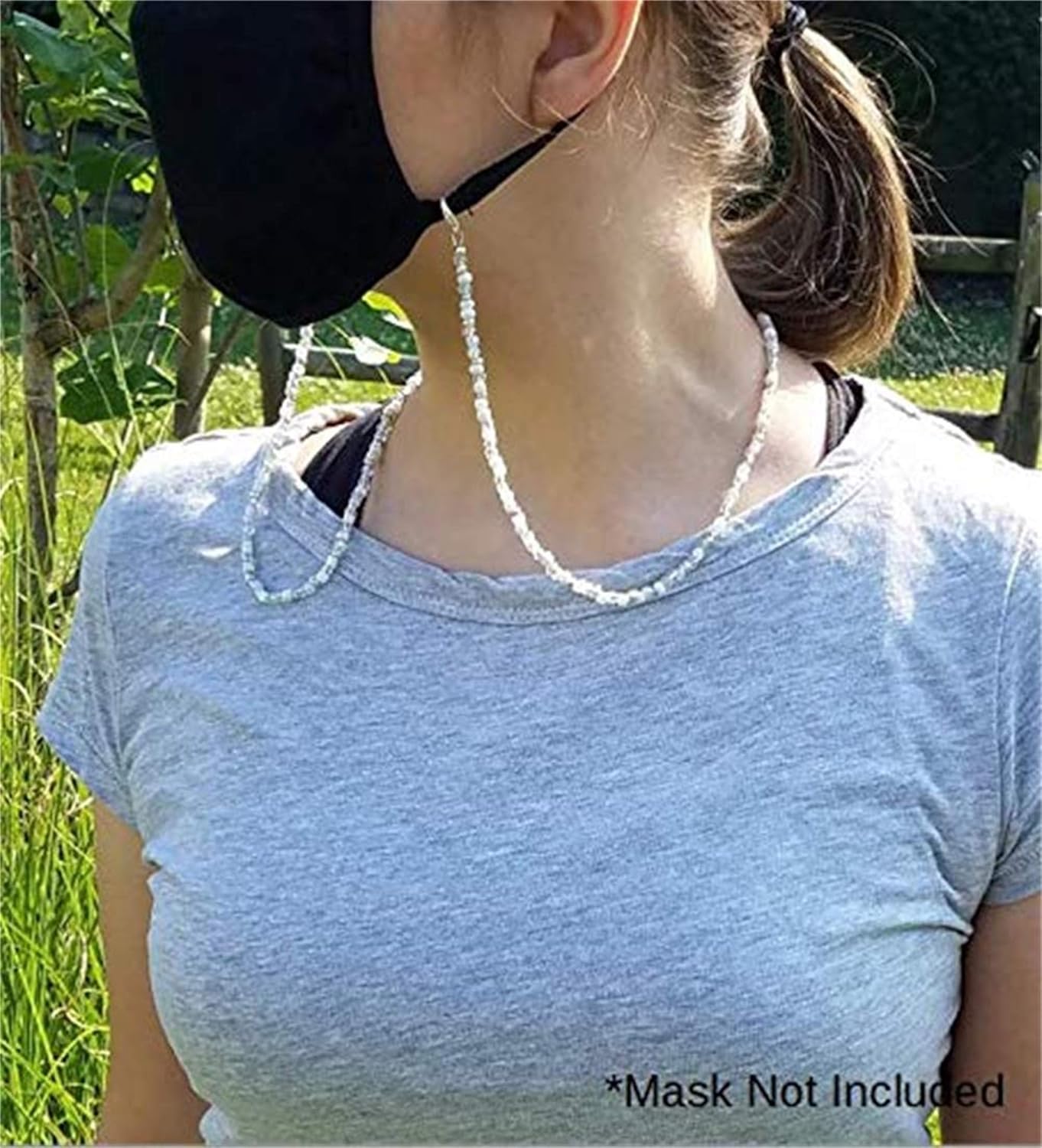 Beaded Mask Chain Necklace Eyeglass Chain For Women Eyeglass String Holders Mask Lanyard Around Neck Mask Holders Cyan 50cm Accessories Eyewear Accessories Ekbotefurniture Com