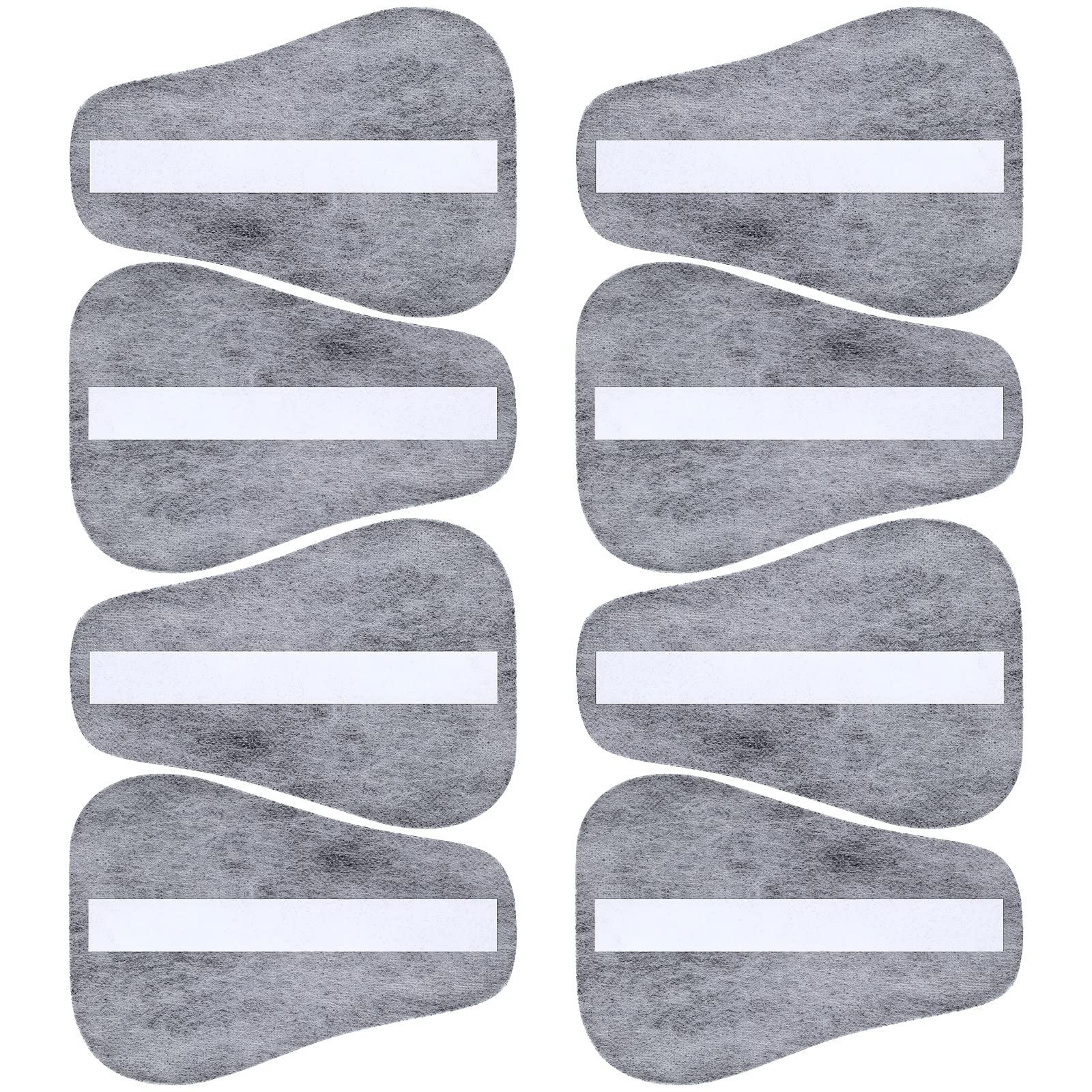 Jutom 8 Pcs Charcoal Underwear Flatulence Pads Deodorizer Women Men High Absorption Charcoal Pad Flatulence Filtering Absorb Odor Unpleasant Smells for Adults Home Car Pet Bathroom Basement(Gray)