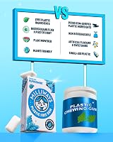 Milliways Peppermint Chewing Gum 12 Packs Plastic Free Sugar Free Biodegradable view 6