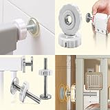 SZWLJ Stair Gate Spare Set 4 Pack M10 Pressure Fit Spindles 10 cm Blue view 4