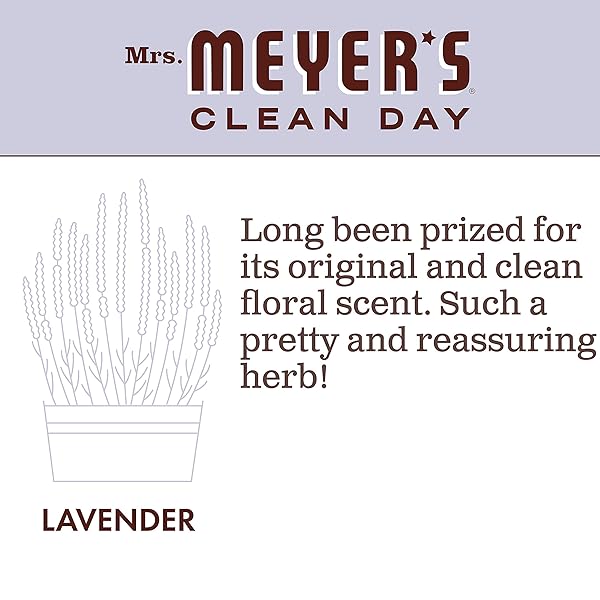 MRS. MEYER’S CLEAN DAY HAND SOAP REFILL, LAVENDER SCENT, 33 FL OZ BOTTLE