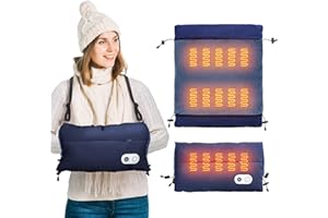 HAPAW Hand Warmers Rechargeable with 10000mAh Power Bank, Portable Graphene Heated Electric Hand Warmer Pouch, 5 Level Adjustable Temperature for Women, Men, Kids, Hunting, Camping & Xmas Gifts