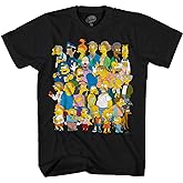 The Simpsons Springfield Group Montage Bart Homer T-Shirt