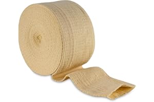 MEDCA Elastic Tubular Support Bandage Size E, 10M Box - Natural Color (3.5" X 33 feet) for Large Knee Support Bandage -Medium Thigh, Cotton Spandex