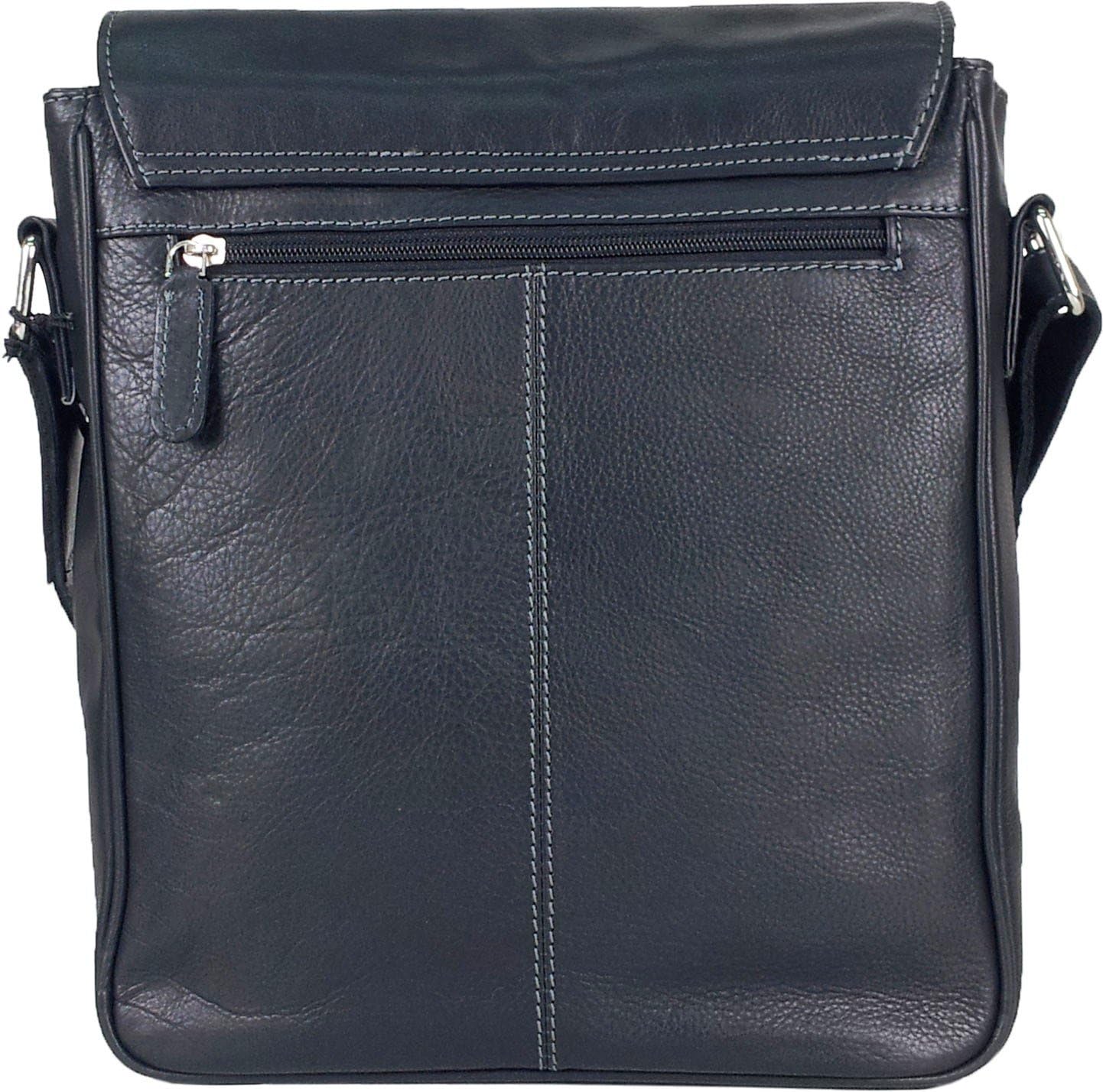 UNICORN Real Leather Black ipad, Ebook or Tablets Messenger Bag #1E - Image 4