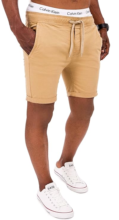 !Solid Herren Nello Chino-Shorts Kurze Hose Business-Shorts aus hochwertiger Baumwollmischung
