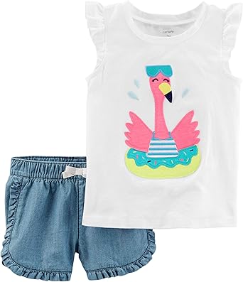 flamingo baby outfit