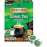 Twinings Green Tea K-Cup Pods for Keurig, 24 Count (Pack of 1), Smooth Flavour, Enticing Aroma, Caffeinated, Enjoy Hot or Iced