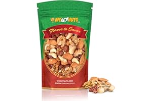Raw Deluxe Unsalted Mixed Nuts- Premium Quality Kosher Mixed Nuts Snack by We Got Nuts- Natural Rich Flavor Cashews, Walnuts, Almonds, Pecans, Macadamia Nuts & More- Packed in A Resealable Bag- 3 lbs