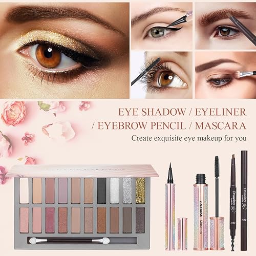 Makeup Kit Full Multi-Purpose Beauty Set Festive Gift Box - Highly
