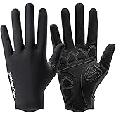 ROCKBROS Cycling Gloves for Men Women Breathable SBR Anti-Slip Bike Gloves Full Finger Touch Screen for Mountain Road Bicycle