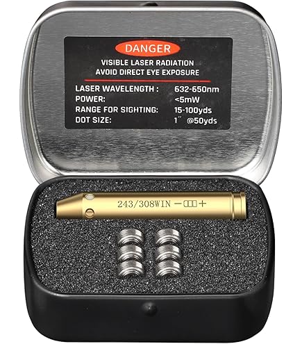 Amazon.com: EZshoot Bore Sight Laser 9mm/223 5.56mm/243 308/12
