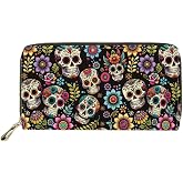 HUGS IDEA Fashion Animal Print Women Long Wallet Leather Purse