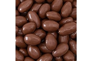 FUNTASTY Milk Chocolate Almonds - 2 Pound Bulk Pack - Whole Dry Roasted Milk Chocolate Covered Almonds - Candy for Office, Buffets, Snacking & Gifting - Classic Snack Nuts