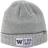 ZHATS Standard NCAA Officially Licensed Beanie Hat Ranger Patch Defer Light Gray, Grey, One Size