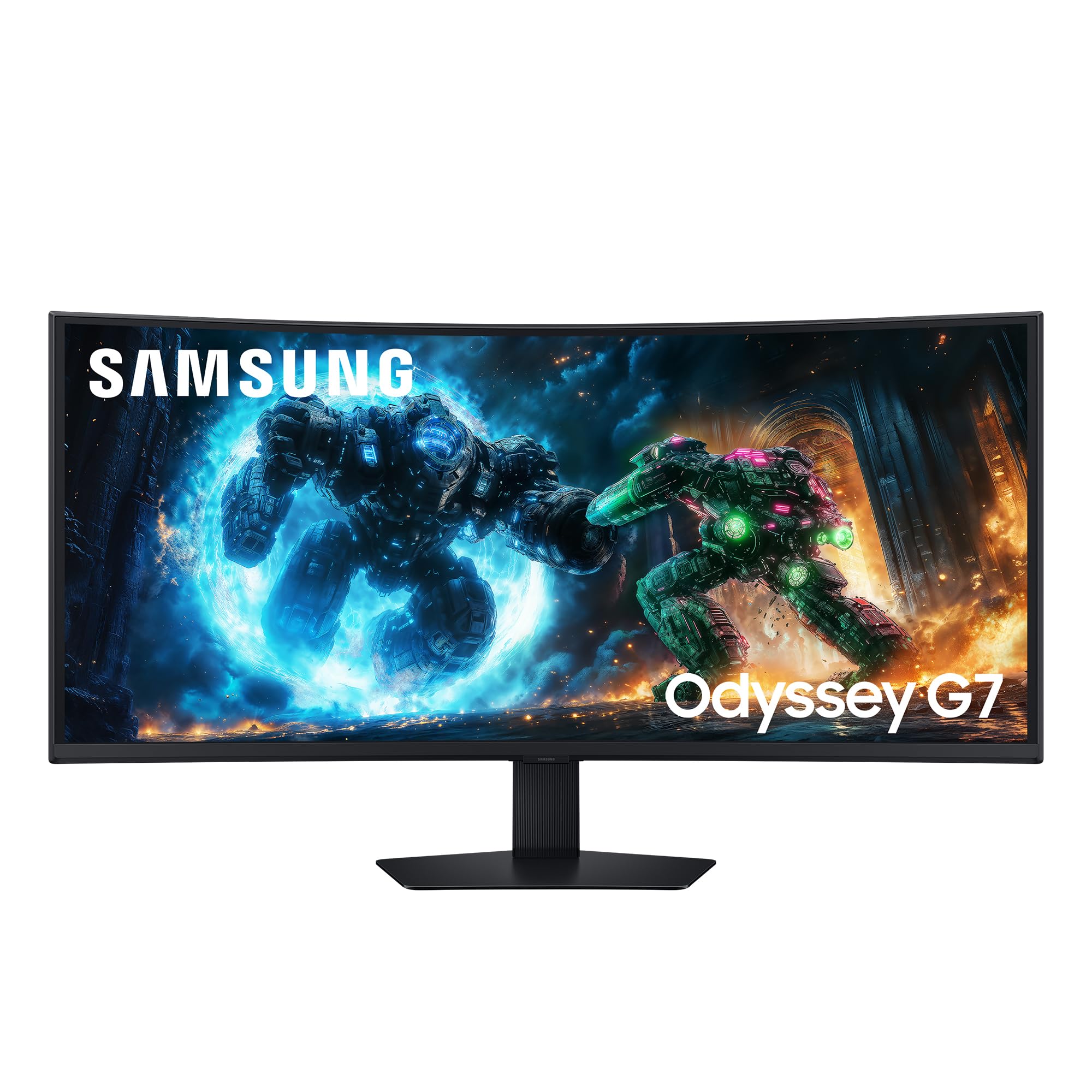 Samsung 40 Zoll Odyssey G75F 5K WUHD Curved Gaming Monitor, 5120 x 2160, 180 Hz, 1 ms (G/G), 1000R, VESA DisplayHDR 600 HDR10+, AMD FreeSync Premium Pro, Auto Source Switch+, Core Sync, LS40FG756EUXEN