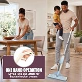 MEXERRIS Spray Mop with 3 Reusable Pads 300ml Bottle Floor Cleaner view 2