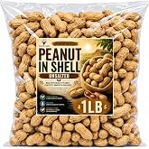 Peanuts In Shell | 1 LB Bulk Value Pack | Unsalted &amp; Roasted - Healthy natural snack, Perfect for office, share and TO-GO | Value Pack, Whole Peanuts, Classic Snack