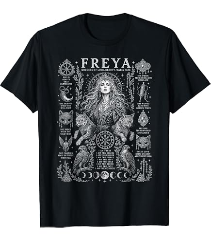 Amazon.com: Y'all Need Freya Viking Goddess T-Shirt : Clothing