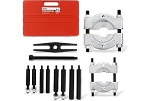 ABN Bearing Separator Set, 5-Ton Capacity – Bar-Type Bearing Splitter, Gear Puller, Fly Wheel Separator 12-Piece Kit