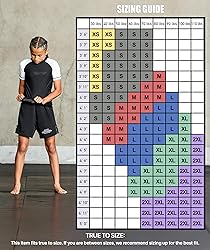Elite Sports Kids Jiu Jitsu BJJ Rash Guard, Short