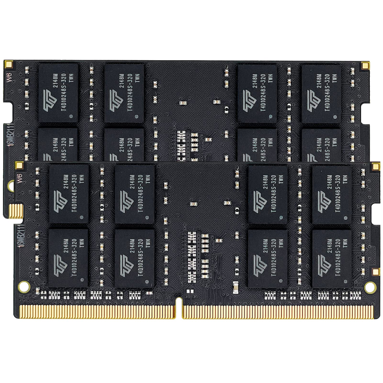 Timetec 32GB KIT(2x16GB) DDR4 2400MHz PC4-19200 Non-ECC Unbuffered 1.2V CL17 2Rx8 Dual Rank 260 Pin SODIMM Laptop Notebook PC Computer Memory RAM Module Upgrade (32GB KIT(2x16GB))