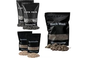 Americangaslogs Rock Wool+Lave Rock+Vermiculite for Gas logs (for 30-36 Inch Fireplace)