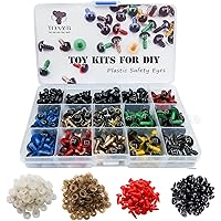 BITEYI Sicherheitsnasen Set - 130 Stück Bunte Plastiknasen Für Puppen