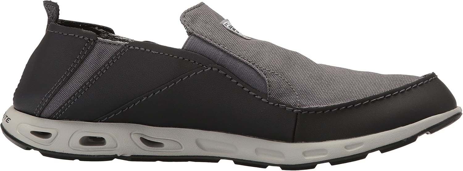  | Columbia Men's Bahama Vent PFG Boat Shoe, Waterproof & Breathable, 12 Regular US, titanium mhw, bright red | Tennis & Racquet Sports