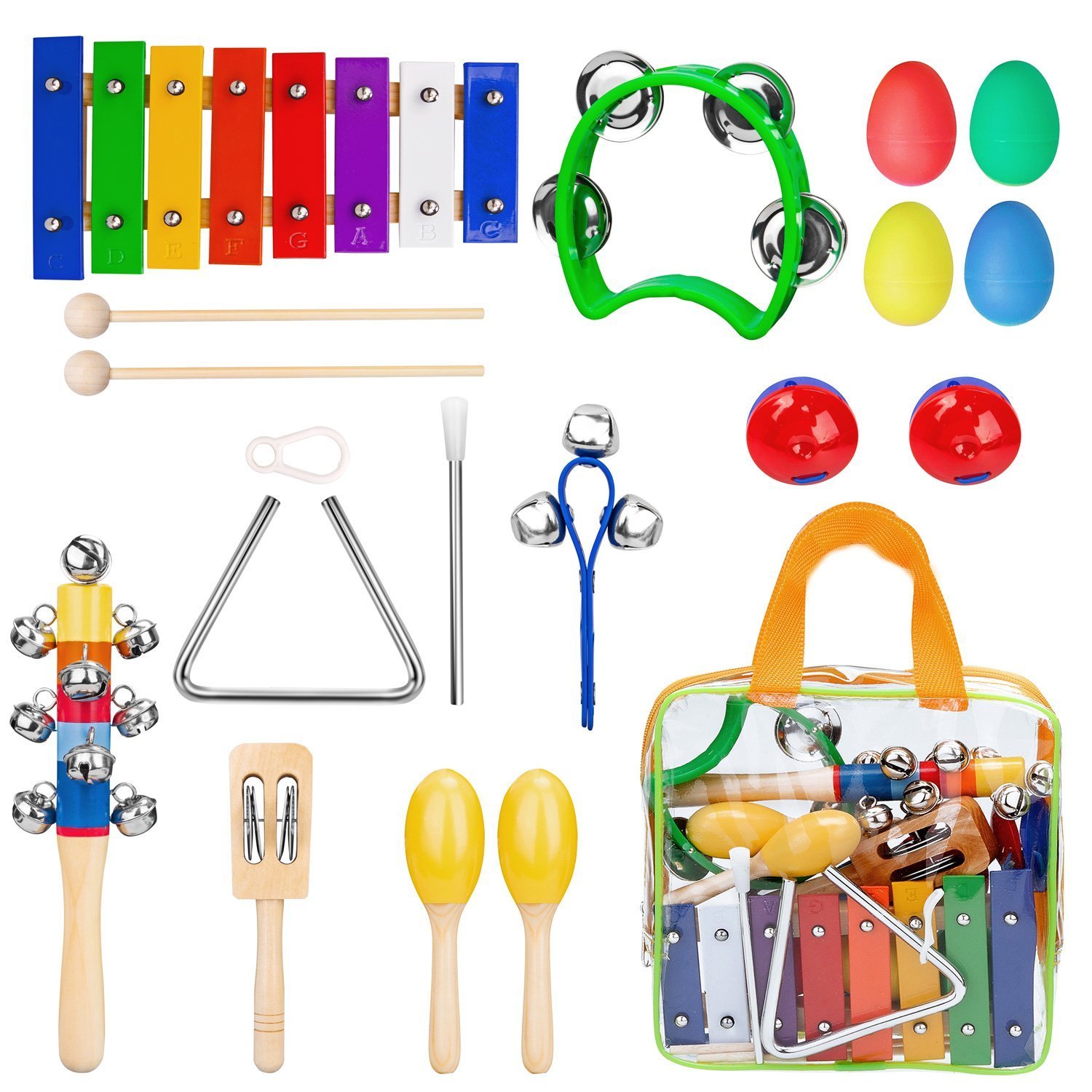 Instrumentos Musicales para Niños Xilofono Ninos Infantil Banda de Ritmo de Juguetes