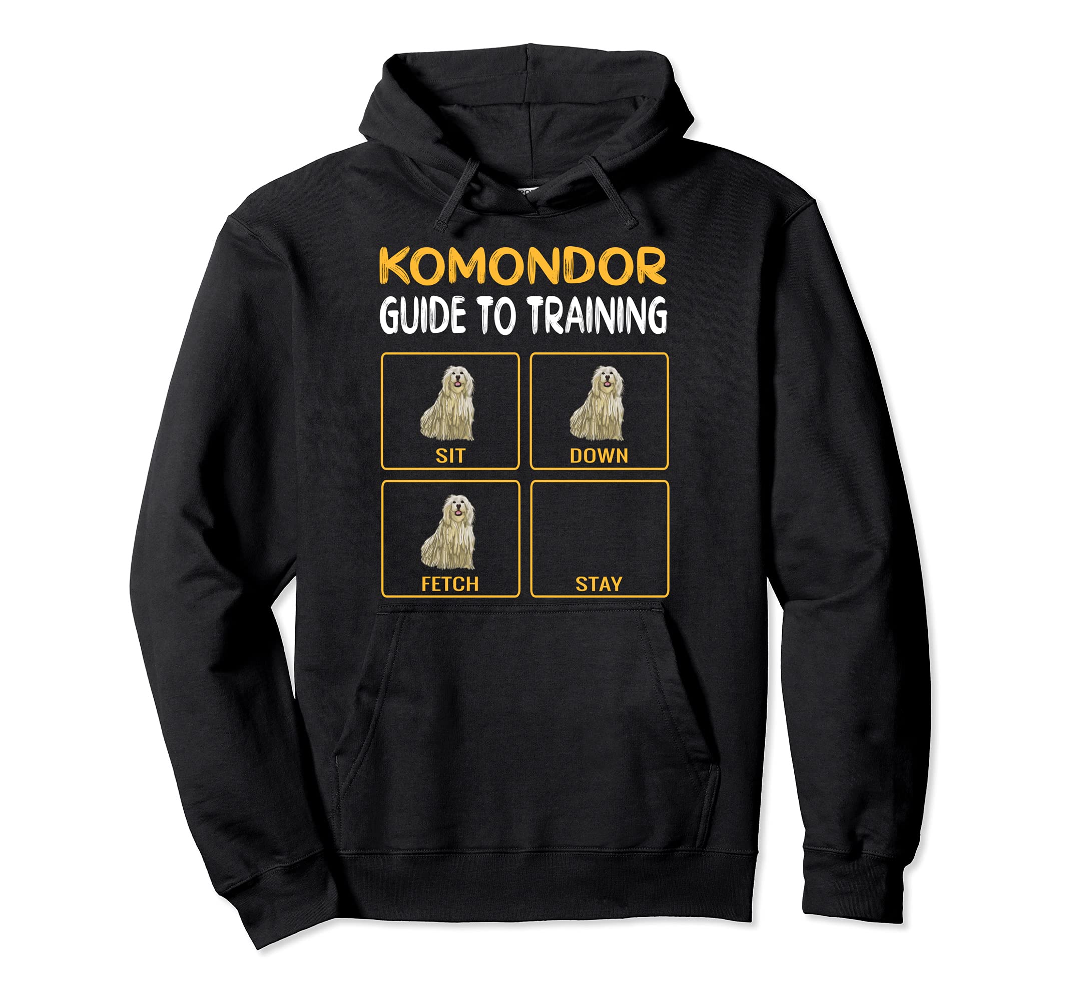 Funny Komondorok Guide To Training Dog Obedience Pullover Hoodie