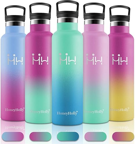 Amazon Honeyholly 魔法瓶 水筒 ステンレスボトル 真空断熱 保温保冷 二重構造 男女兼用 子供用 直飲み水筒 500ml 大容量 ウォーターボトル スポーツボトル アウトドア軽い コップ 登山 自転車釣り ジョギング ランニング 水筒 マグボトル オンライン通販