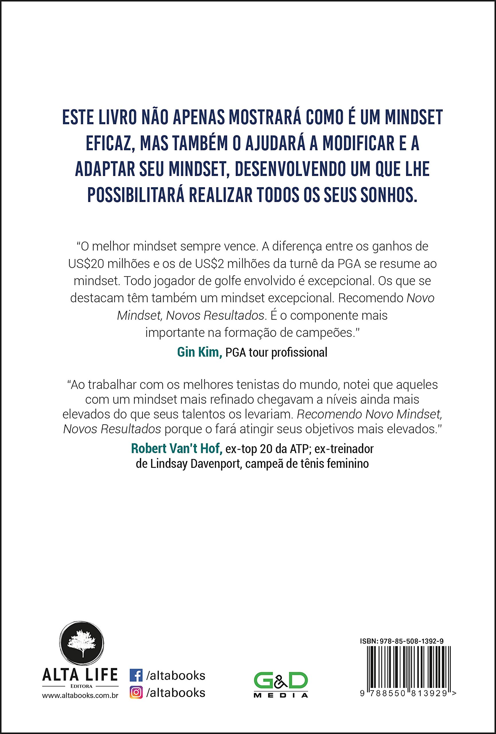 Livro 'Novo Mindset, Novos Resultados' de Dr. Kerry Johnson