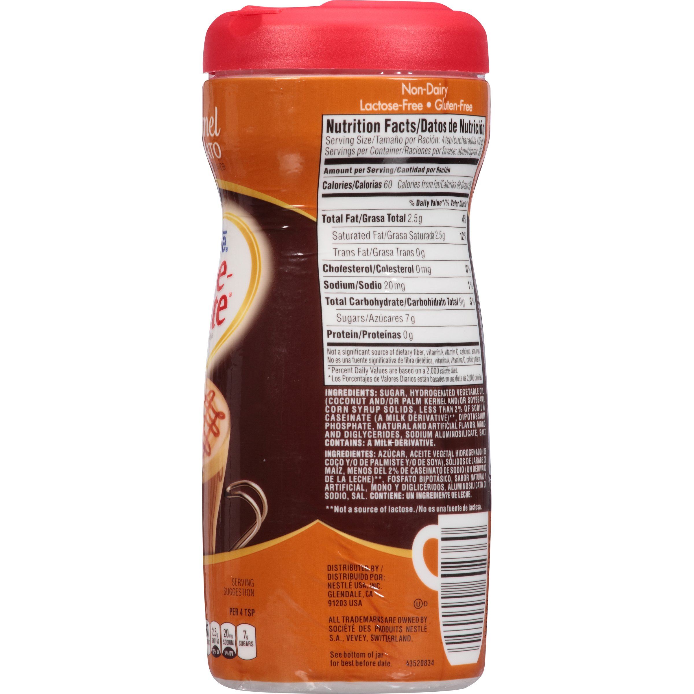 Coffeemate Caramel Macchiatto Powder Coffee Creamer, 15 Ounce Sleek