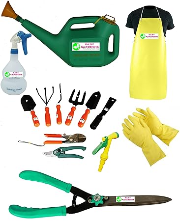 Easy Gardening - Mega Garden Tools Set (Essential 14 Garden Tools Kit)